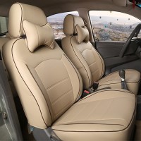 19新款宝来朗逸老普桑塔纳3000经典志俊polo捷达专用汽车座套全包 米色全包(留言车型)