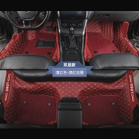 18款起亚奕跑福瑞迪K3焕驰KXCROSS凯绅KX3KX1专用汽车全包围脚垫 [包门槛双层]酒红色加丝圈(拍下留言车型)