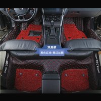 18款起亚奕跑福瑞迪K3焕驰KXCROSS凯绅KX3KX1专用汽车全包围脚 [包门槛双层]黑色红线加丝圈(拍下留言车型)