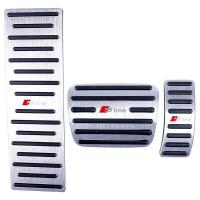 适用于17-19奥迪A4LA5A6A7Q3Q7Q5lQ2L改装油踏板刹车休息 油门+刹车[16-19款Q7]升级款拉丝红