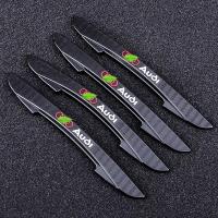 适用于奥迪A4LA6LA7A5 A3Q7Q5LQ3车防撞条改装车身防擦刮保护贴 奥迪专用刀锋款[四条装]