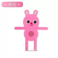 卡通车载手机导航支架女可爱创意汽车用车内车上支撑车架挂车辆裁 粉色萌兔