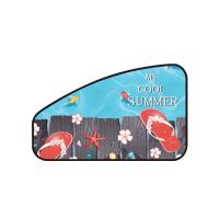 汽车内遮阳帘庶阳遮挡帘防晒防嗮布窗帘隔热轿车磁性小车车窗神器 海滩拖鞋副驾单片