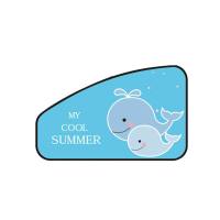 汽车内遮阳帘庶阳遮挡帘防晒防嗮布窗帘隔热轿车磁性小车车窗神器 蓝鲸副驾单片