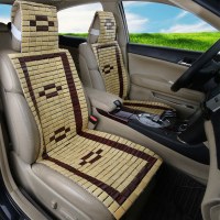 汽车坐垫夏季竹片麻将凉垫单片货车面包车通用座垫套夏天凉席竹垫 竹片款菱形单张