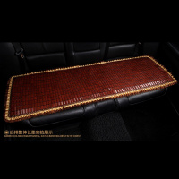 汽车坐垫夏季竹片麻将凉垫单片货车面包车通用座垫套夏天凉席竹垫 花边棕后排