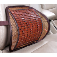 汽车竹垫单片竹片坐垫夏季凉垫单张单个夏天座垫无靠背三件套竹子 竹片腰靠棕色