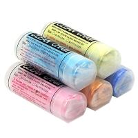 干吸水毛巾 合成鹿皮毛巾洗车毛巾 擦车巾小大号麂皮巾仿鹿皮巾 大号不带筒黄色