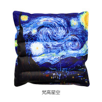 通用汽车货车坐垫夏季凉垫车载透气制冷降温凉席单座座垫单片用品 梵高星空(注水款)