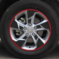 专用于本田XRV轮毂贴纸 本田XRV轮毂贴 XRV改装专用轮毂圈贴车贴 B款【珠光闪点】带红圈