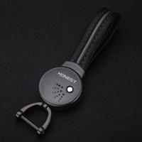 汽车蓝牙智能钥匙扣多功能男士防丢寻物车钥匙高档个性定位报警器 智能爵士黑