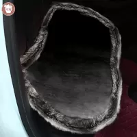 原创[lolitaの猫]可爱汽车 车内装饰品套装 档位套安全带套 黑の后排单片