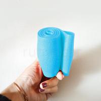 硅胶汽车方向盘套 防滑耐磨硅胶方向盘把套四季通用方向盘套 天蓝色