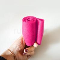 硅胶汽车方向盘套 防滑耐磨硅胶方向盘把套四季通用方向盘套 玫红色