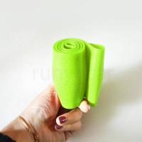 硅胶汽车方向盘套 防滑耐磨硅胶方向盘把套四季通用方向盘套 绿色