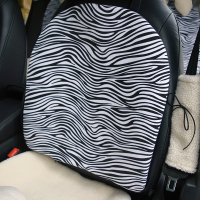 羊羔绒斑马纹方向盘套女把套通用甲壳虫知豆高尔夫poloA3A4A6迷你 靠背单片