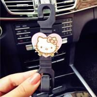 可爱亚克力卡通汽车挂钩置物钩 创意多功能车载椅背 挂垃圾袋钩子 挂钩-KT爱心KT