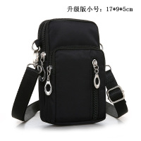 斜挎时尚休闲包加厚包轻便包单肩女包号手机包钱包手腕新加大|黑色款小号
