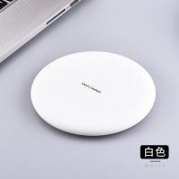 苹果11无线充电器xsmaxxrx8p快充华为p30pro三星s10小米9手机通用|白色 镜面[5W底座]+数据线