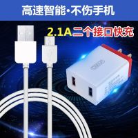 安卓苹果华为智能手机快充数据线充电线充电器小米opp|1米快充线(type-c接口)2条 [加]双USB口2.1A快充头