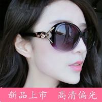 太阳镜女士2019新款潮明星款圆脸偏光墨镜女防紫外线长脸开车眼镜J6