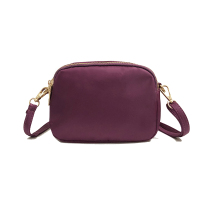 手机包女2020新款潮韩版百搭斜挎包零钱包简约帆布迷你小包包|紫色防水牛津尼龙