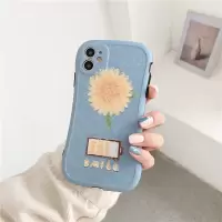 韩国ins风花朵苹果11手机壳iphonexr小蛮腰se/9情侣7/8plus少女心xs男promax小清新款摄像头全包