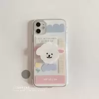 软糯糯色调更可爱小清新适用iphone11苹果x/xsmax/xr透明手机壳女
