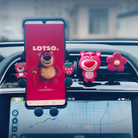 汽车手机支架女车载导航架车上支撑架出风口通用可爱手机架女