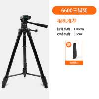 三脚架单反相机摄影摄像支架脚架便携微单三角架手机自拍佳能主播桌面补光灯架户外拍照录像尼康角|6600脚架