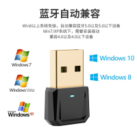 蓝牙适配器4.0/5.0笔记本pc台式机电脑usb音频无线发射给耳机音响|电脑蓝牙5.0(中性款式) 标配