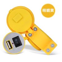 鬼火摩托车手机充电器带开关改装配件电动车载充电器12v快速充电|黄
