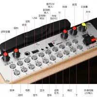 先科广场舞音响带显示屏无线话筒移动充电户外拉杆音箱视频播放器