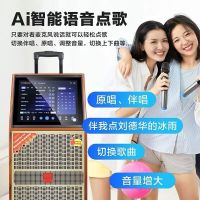 广场舞音响户外便携式大功率移动k歌拉杆音箱视频带无线话筒