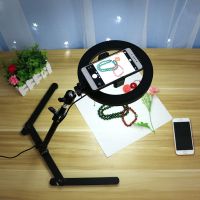 手机俯拍支架录像神器拍摄补光灯网红美食美甲拍视频扫描画画