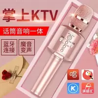 手机麦克风无线蓝牙家用唱歌神器儿童话筒音响一体