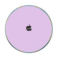 11pro无线充电器iphonex8plus智能xr手机qi快充xsmax安卓|紫色-铝合金[关注店铺送插头]