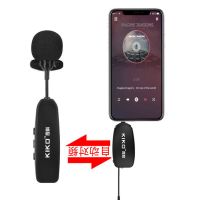 一拖二无线领夹麦克风手机视频录音单反收音街头采访vlog话筒