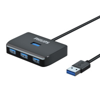 usb3.0扩展器分线器多口type-c笔记本台式电脑外接一拖四多功能usp接拓展坞hub集线器转换延长接头充电