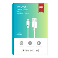 mfi认证数据线手机快充线闪充1米充电线黑/白