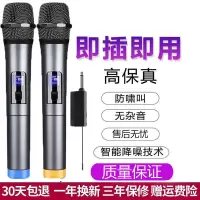 无线话筒麦克风k歌家用ktv唱歌卡拉ok台式电脑功放户外音响万能