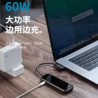typec扩展坞拓展适用于电脑转换器macbookpro千兆网口转接3.5mm雷电3笔记本手机hdmi同屏usb3.0