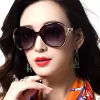 新款太阳镜女士开车偏光镜时尚大框墨镜防紫外线太阳眼镜遮阳高清L9