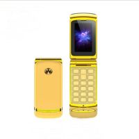 2020新款翻盖迷你小手机袖珍时尚个性超小高中初中学生儿童备用机|土豪金(翻盖) 32MB