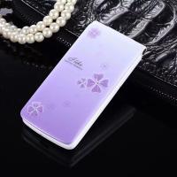 女款翻盖老人手机大屏大字老年人手机语音王老人机备用手机|四叶草紫色[移动联通] 套餐二(单电池+8g内存卡)