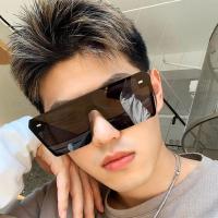 新款太阳镜女街拍潮复古墨镜男女款大框方形防紫外线眼镜大脸9048