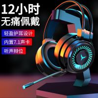 游戏耳麦头戴式耳机有线电脑耳机带麦吃鸡电竞听声辨位带话筒手机