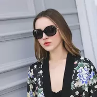 有度数近视太阳镜女潮经典墨镜女士圆脸明星款防紫外线配成品眼镜
