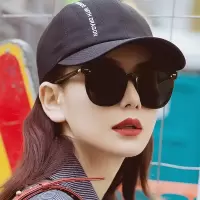gm墨镜韩版网红明星同款偏光太阳镜男女眼镜潮圆脸防紫外线太阳镜