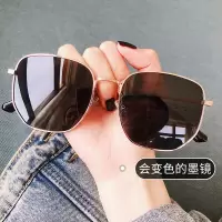 变色偏光太阳镜女防紫外线2020年新款近视墨镜女开车眼镜男小脸潮